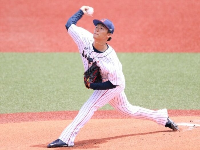 “日本のエース”山本由伸、田中将大と「10cm差のステップ幅」に見る“唯一無二”の凄み《侍ジャパン初戦を6回無失点9奪三振の快投》<Number Web> photograph by Getty Images