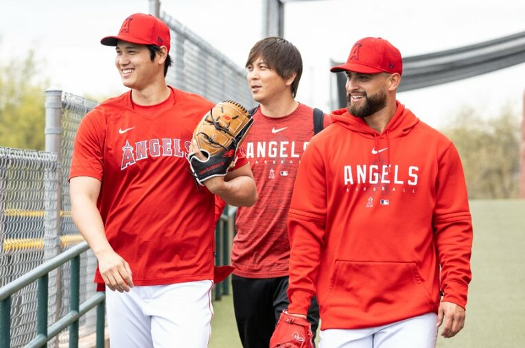 大谷と特に仲のいいチームメイトとして知られるサンドバルだが、トレードについて聞かれると……　©Nanae Suzuki