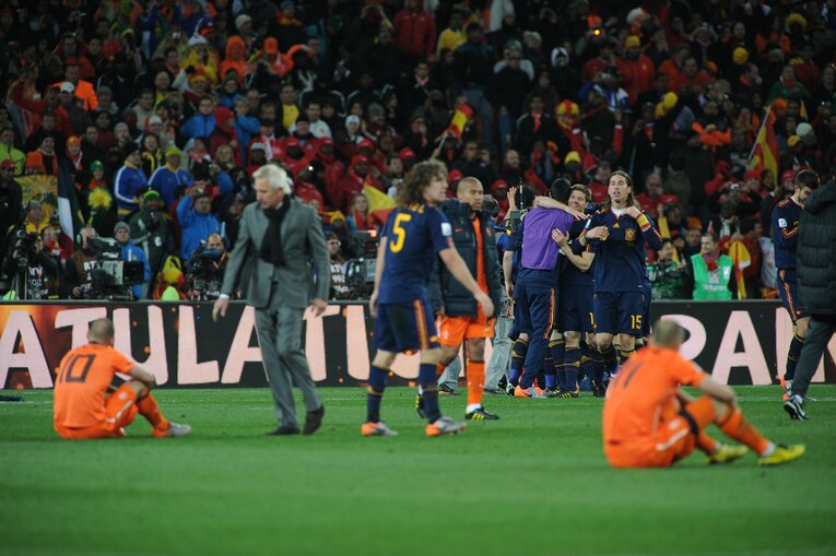 南アフリカW杯時のシャビ・アロンソ　©JMPA
