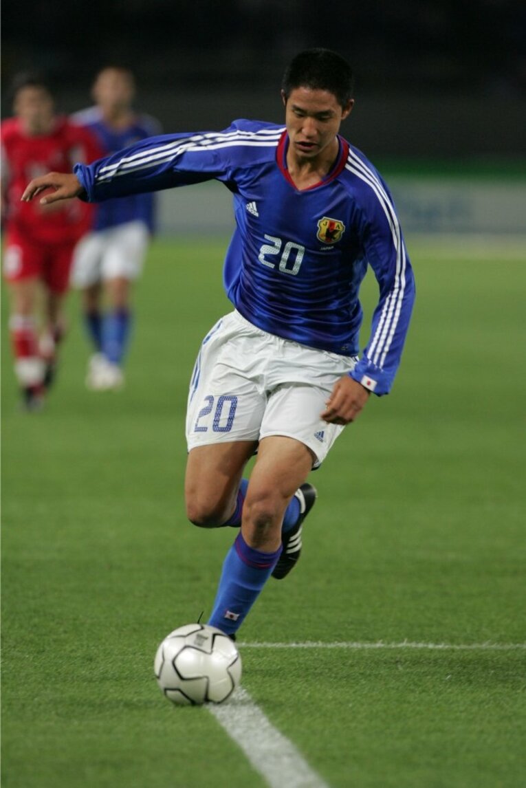 アテネ五輪最終予選時の平山　©Sports Graphic Number