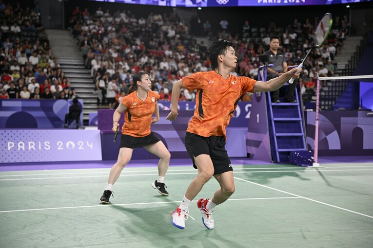 わたがしペア、3位決定戦での熱戦　©Asami Enomoto/JMPA