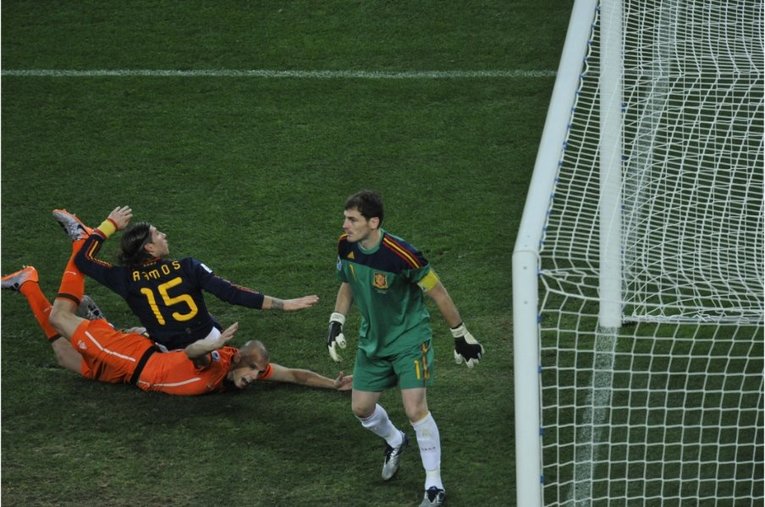 2010年W杯決勝©Takuya Sugiyama/JMPA