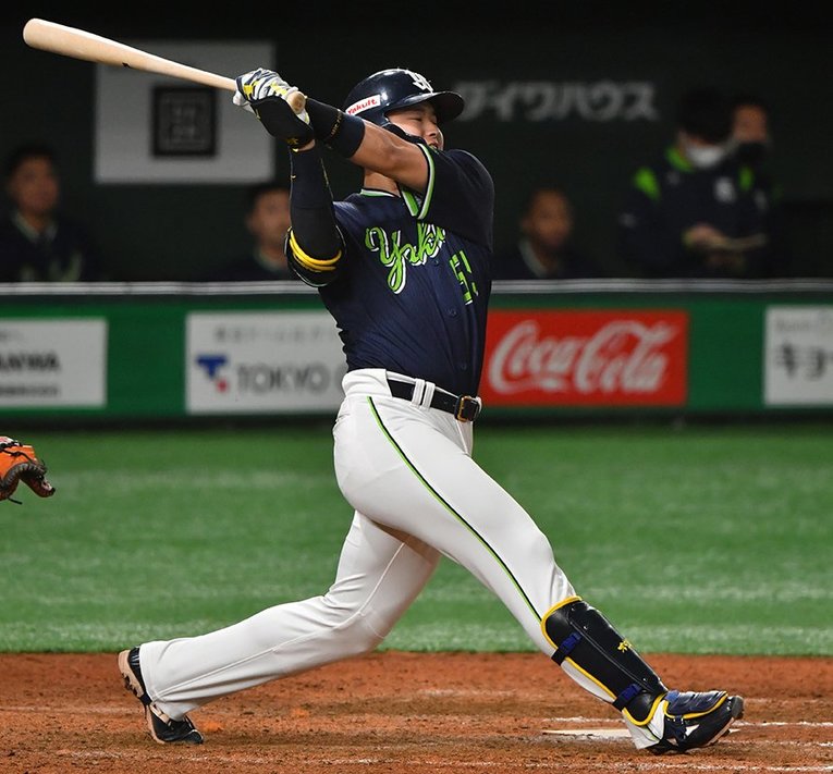 70本塁打、196打点、打率.264の村上©Hideki Sugiyama