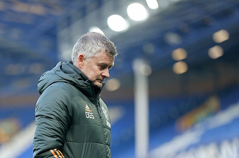 クラブのレジェンドであるスールシャール監督。マンチェスター・ユナイテッド再建は彼をもってしても無理なのか ／ photograph by Getty Images