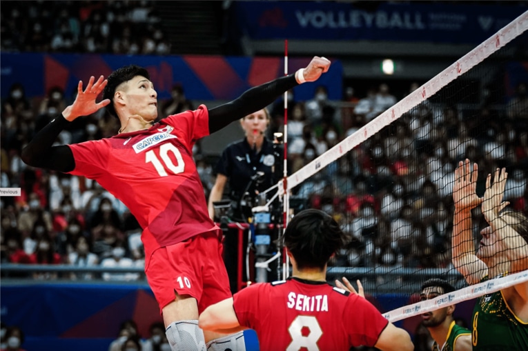 ネーションズリーグ・オーストラリア戦　©︎FIVB