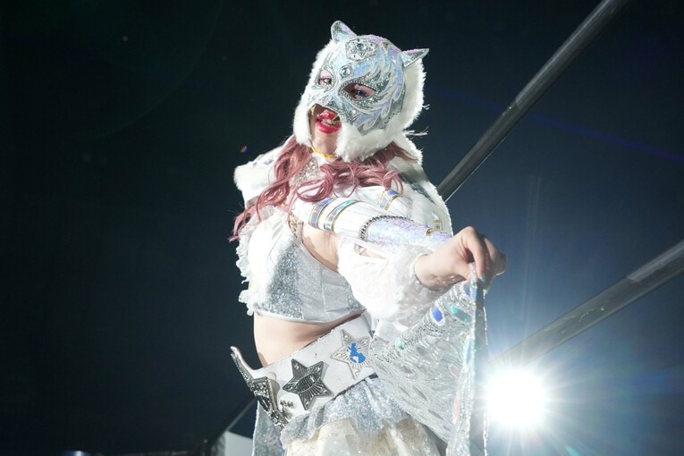 リングインしたスターライト・キッド　©Essei Hara