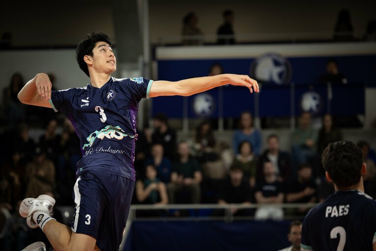 4カ月間、パリ・バレーでプレーした甲斐　©︎Takahisa Hirano/AFLO