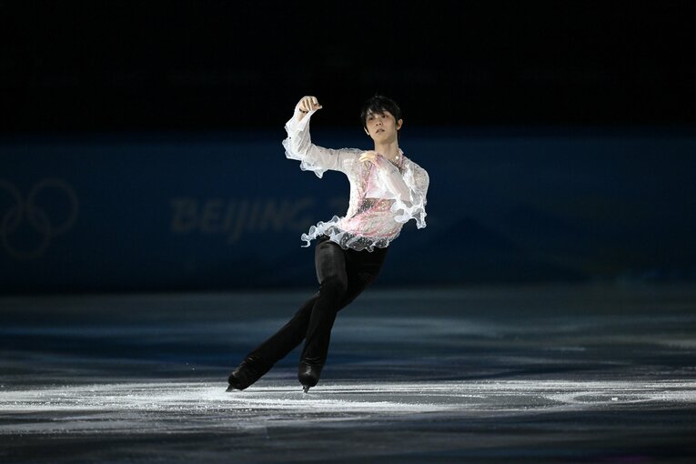 2月20日のエキシビションでは、ひときわ大きな声援を背に美しい滑りを披露した　©Asami Enomoto/JMPA