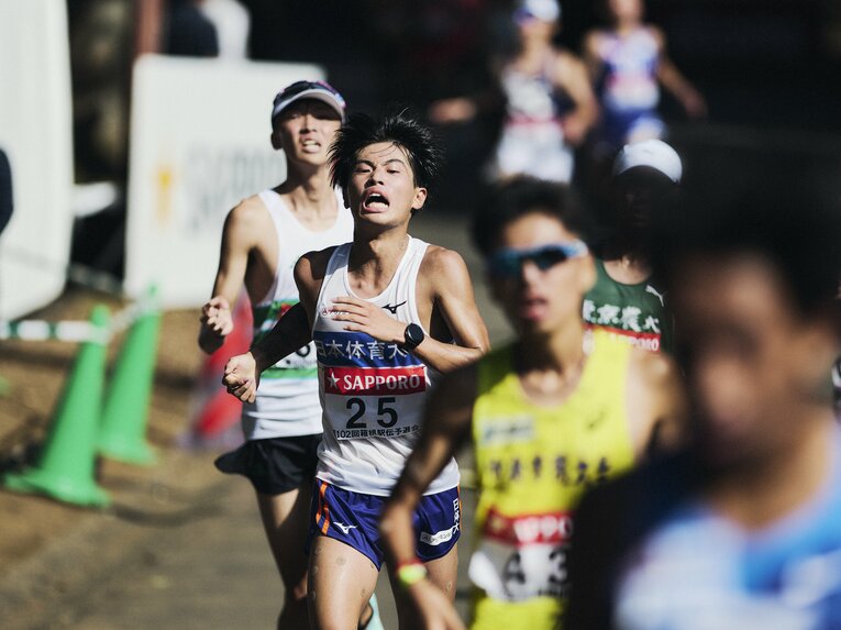 予選会での日体大　©Yuki Suenaga