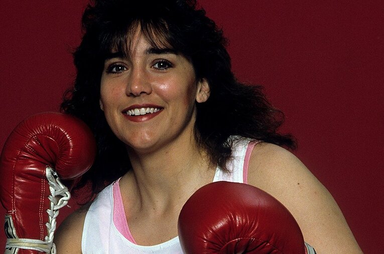 1990年代に活躍した「女性ボクシングのパイオニア」クリスティ・マーチン ／ photograph by Getty Images