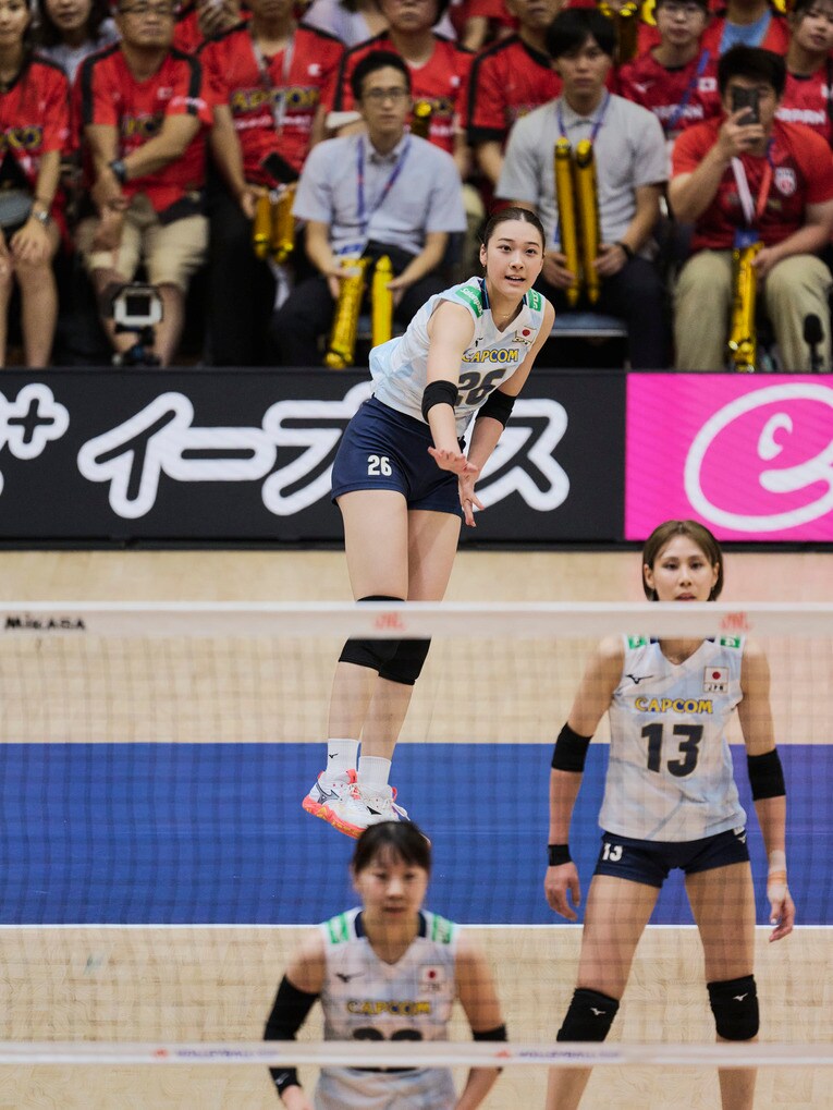 バレーボールネーションズリーグ 韓国戦　©︎Yuki Suenaga