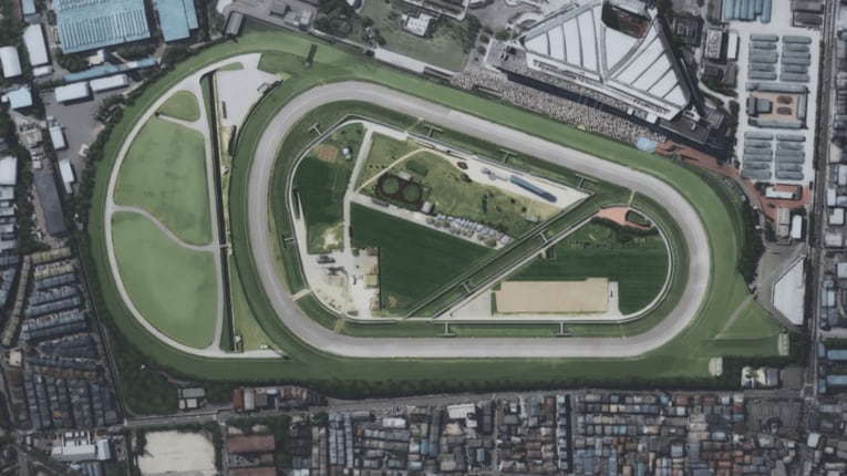 実際の中継映像同様、レース前の緊張感を追体験できる　©2023 アニメ「ウマ娘 プリティーダービー Season 3」製作委員会