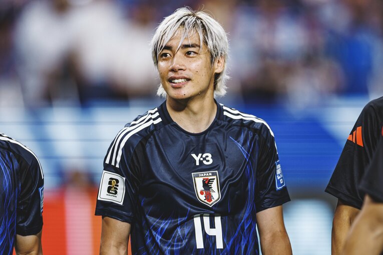 試合後の伊東純也　©Kiichi Matsumoto