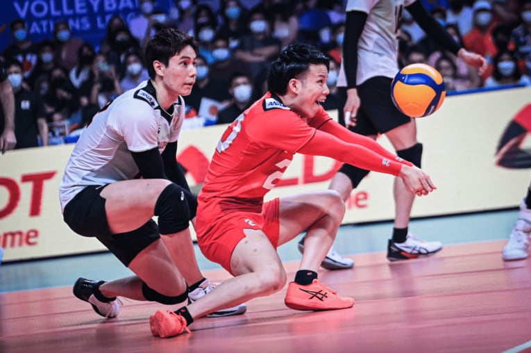 ネーションズリーグ・イタリア戦　©︎FIVB