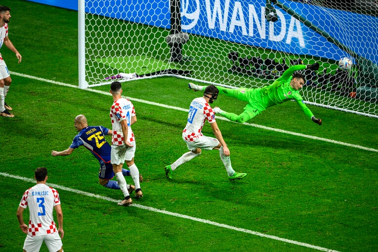 前田大然の先制ゴール　©Takuya Sugiyama/JMPA