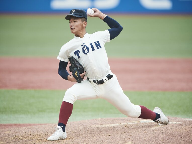 大阪桐蔭・前田悠伍 ©Yuki Suenaga