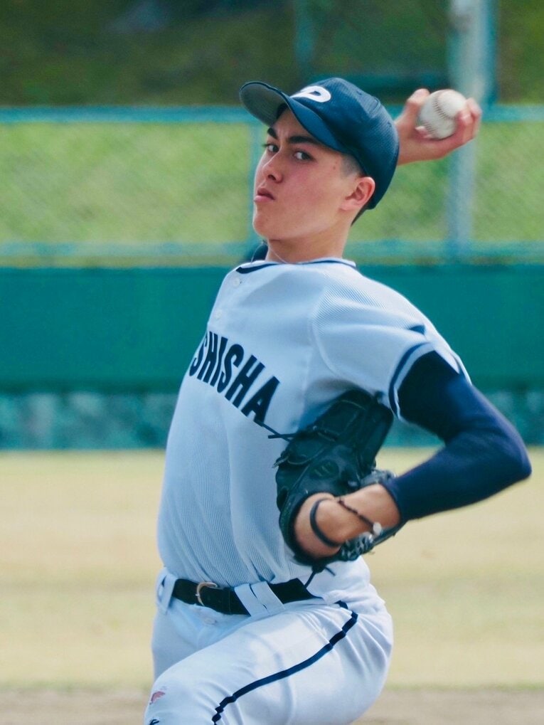 プレー中のレイモンド　※本人提供