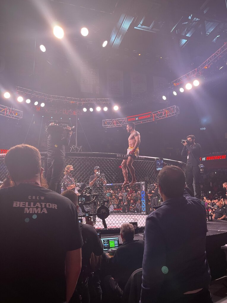 Bellator世界バンタム級タイトルマッチ、セルジオ・ペティス戦（現地写真）