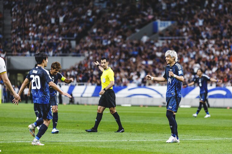 伊東純也のゴールシーン（5枚目／全15枚）©Kiichi Matsumoto