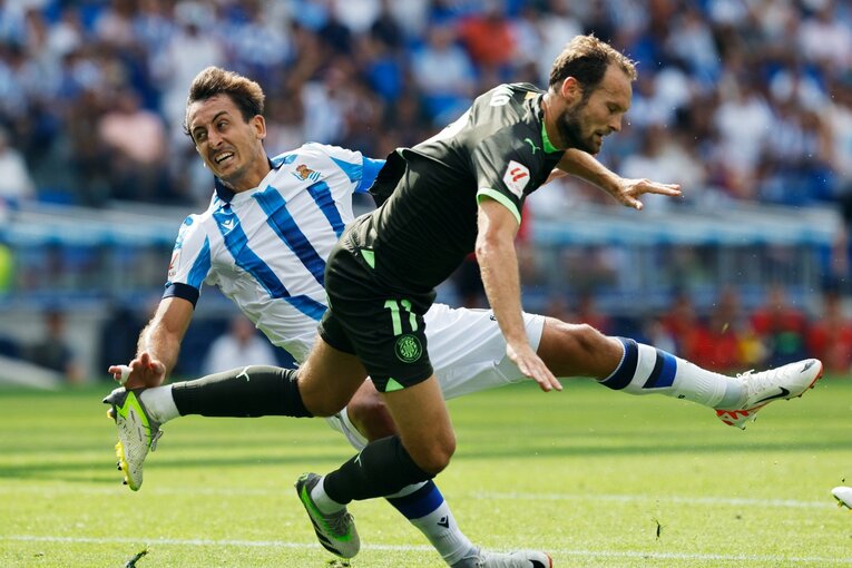 久保建英の“映像では見られない”「開幕ゴールの歓喜→顔を覆ってガッカリ」をカメラマンが撮った「ソシエダが勝ち切るためには久保の…」(12)