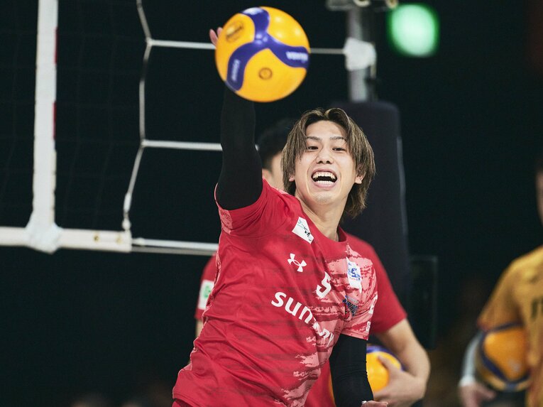 日本代表代表登録メンバーにも選出されたセッター大宅真樹　©︎Yuki Suenaga