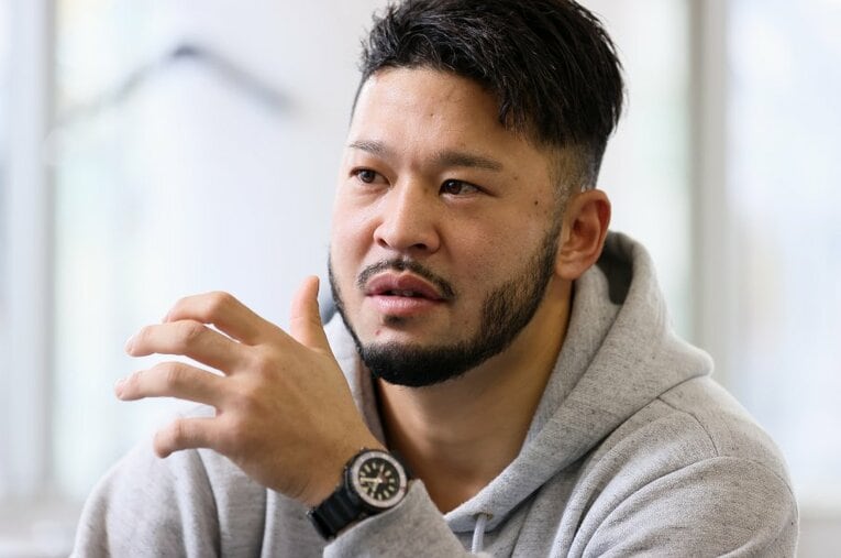 昨シーズン限りで現役を引退した秋元陽太。横浜FM、愛媛、湘南、FC東京、町田と5クラブを渡り歩いた経験を次世代に繋げたいと語った ／ photograph by Shigeki Yamamoto