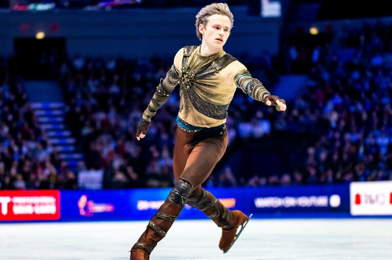 まさかの結果となったミラノ五輪を経て、世界選手権3連覇を達成したマリニン（米国） ／ photograph by Getty Images