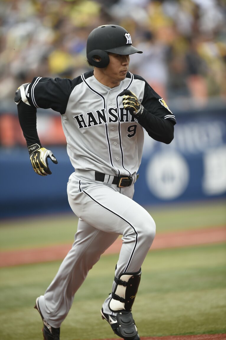 阪神時代の高山俊　©BUNGEISHUNJU