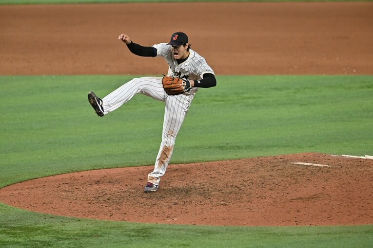 3月22日のWBC決勝アメリカ戦。トラウトへの最後の一球（2／5枚）　©Naoya Sanuki