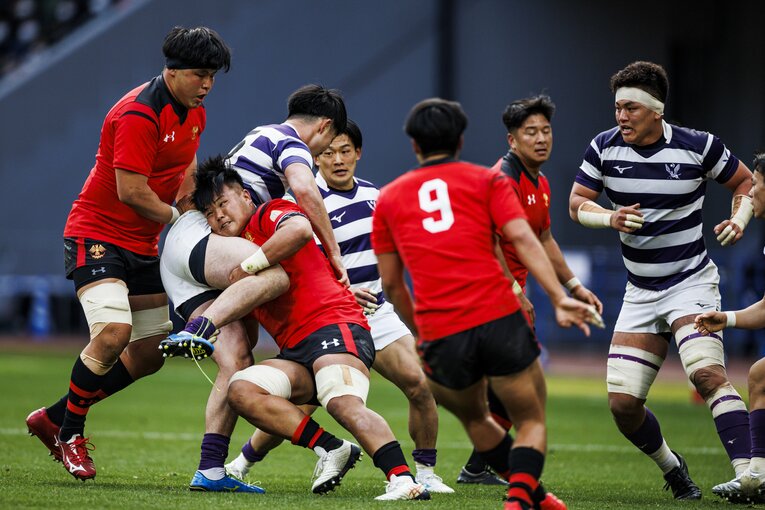 帝京大No.8奥井章仁（2年=大阪桐蔭）　©︎Kiichi Matsumoto