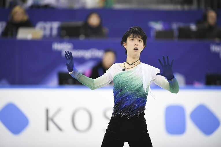 2017年2月、四大陸選手権のフリー　©Asami Enomoto