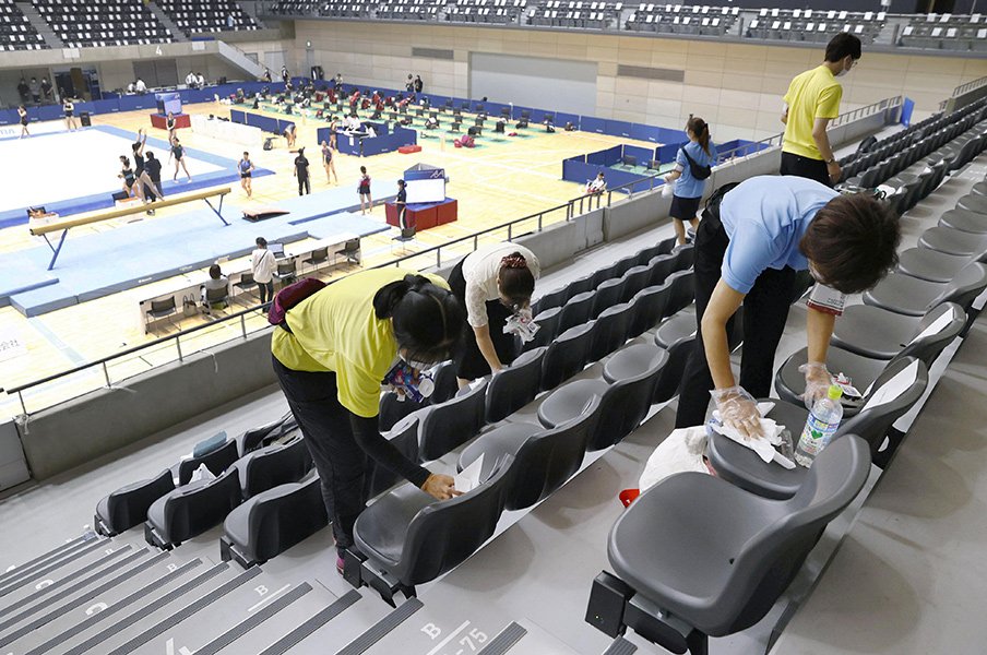 米露中の選手が来日、「偽陽性」内村航平も参加 東京五輪の鍵を握る“テスト大会”の成否は?<Number Web> photograph by KYODO