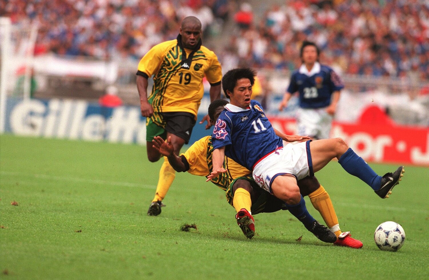 フランスW杯の小野伸二　©Stephane Ruet/Getty Images