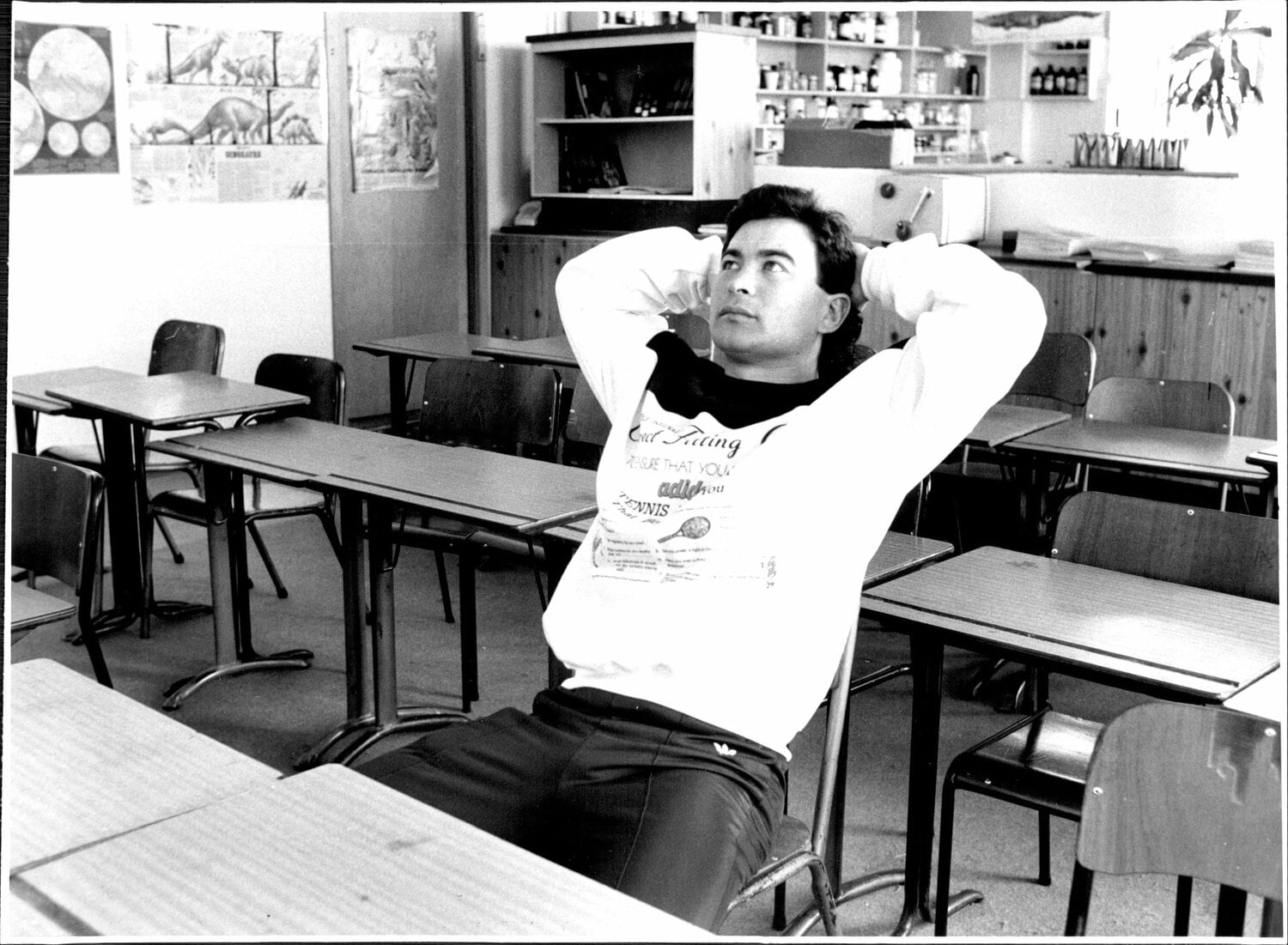 1980年代には体育教師も務めていたエディー。さまざまな立場で培われた教育観がある　©Getty Images