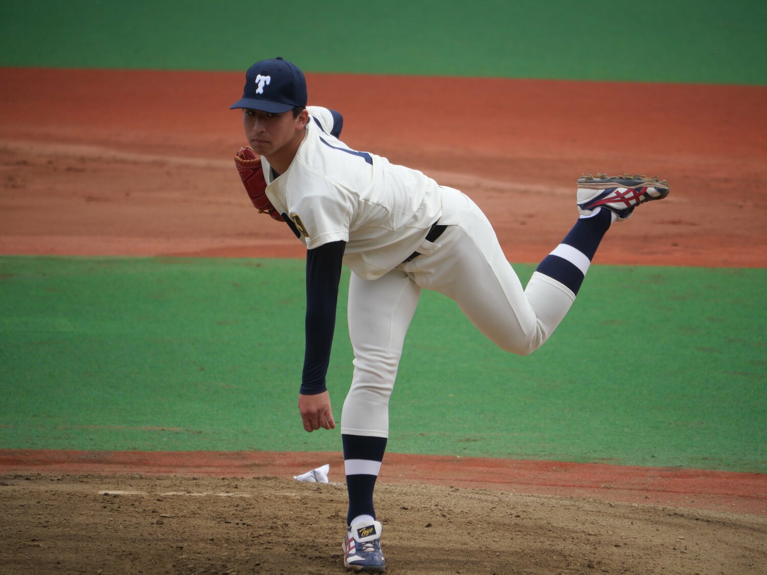 “佐々木朗希世代”の注目左腕・細野晴希。東亜学園時代は全国大会の経験はないが、進学した東洋大でウェートトレーニングに励み球速が大幅に上がった　©︎PPAB-lab.