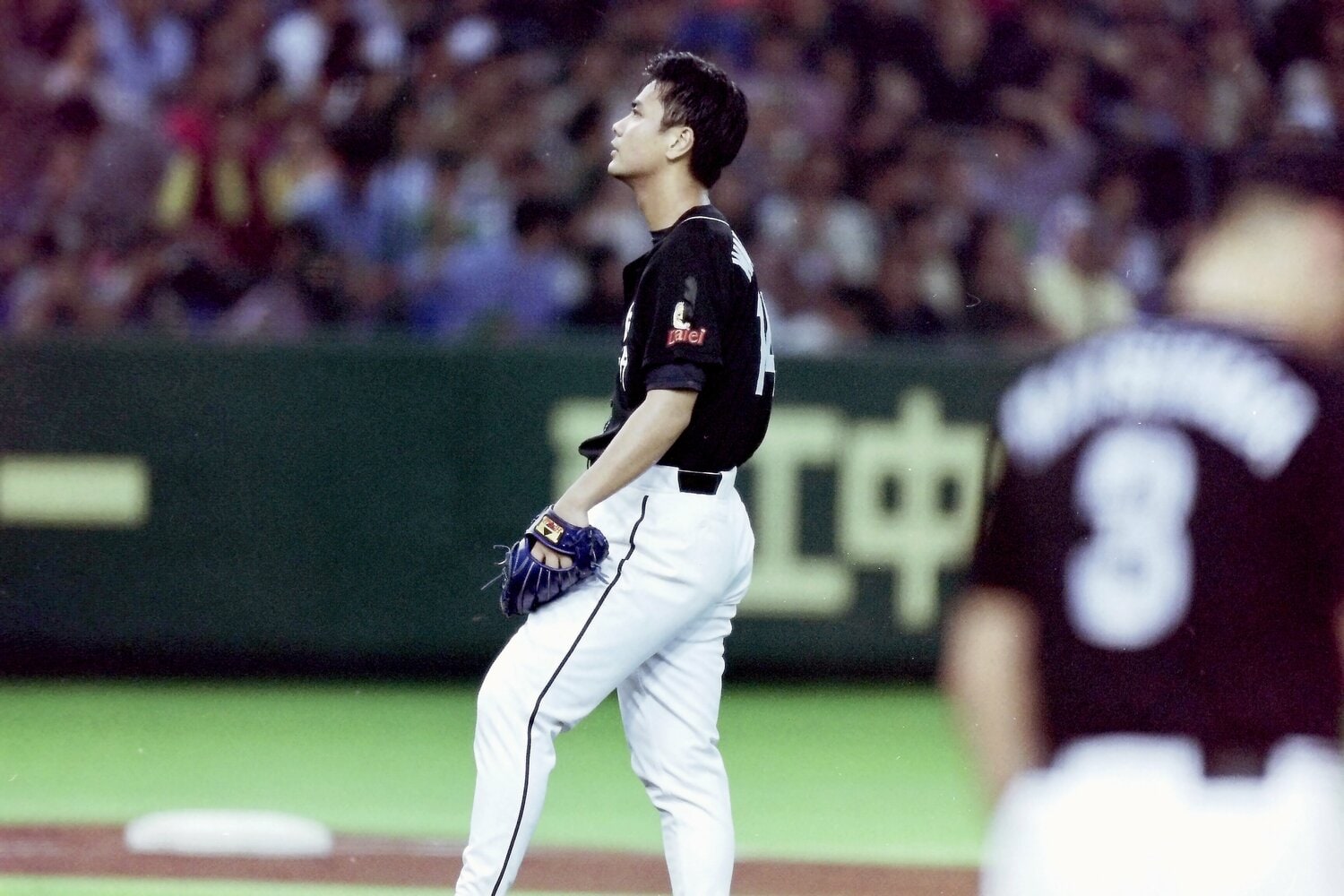 2000年の日本シリーズ初戦に先発した若田部だったが……　©Koji Asakura