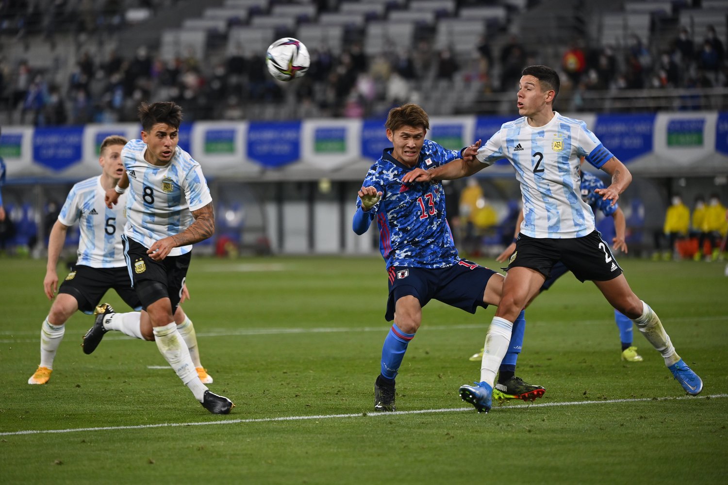 U-24日本代表vsアルゼンチンの第1戦©JMPA