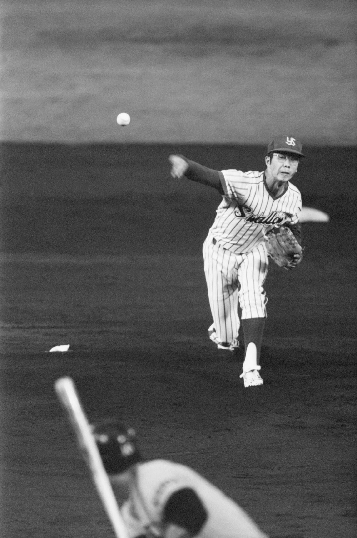 井原慎一朗と仲がよく、「ヤクルトの弥次さん、喜多さん」と呼ばれた鈴木康二朗　©JIJI PRESS