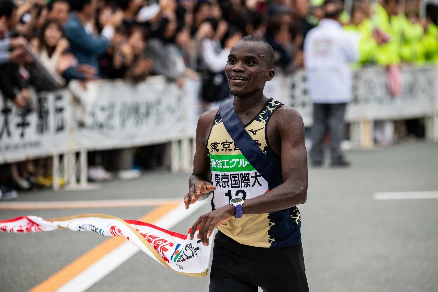仙台育英高→東京国際大のルカ・ムセンビは大学駅伝でも活躍 ©Nanae Suzuki