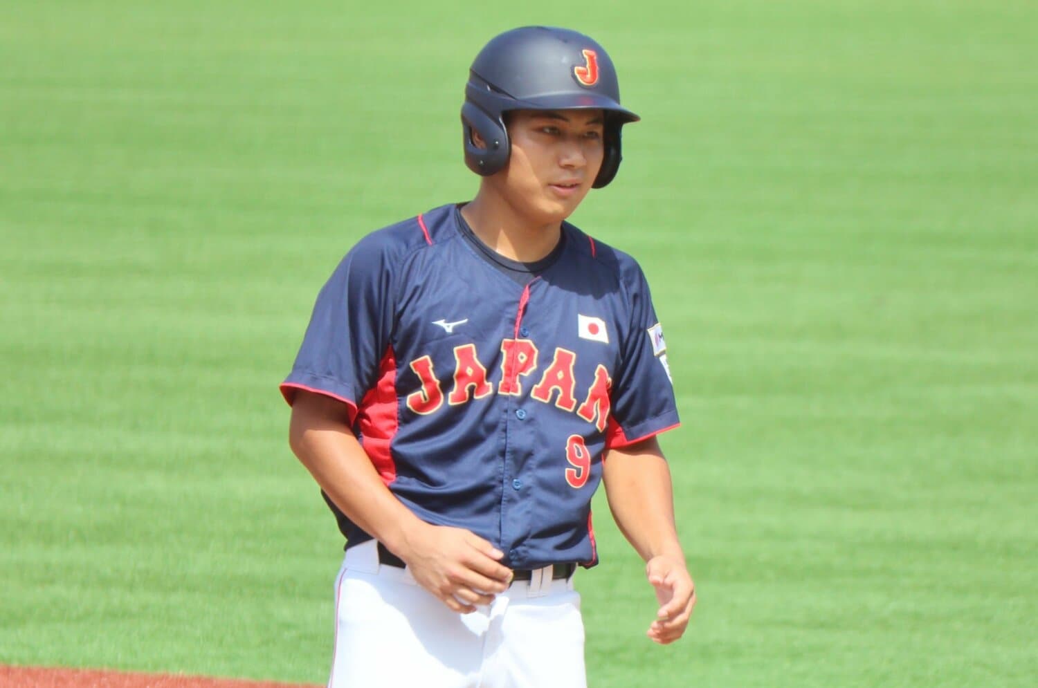 U18日本代表で活躍を見せる大阪桐蔭の徳丸快晴 ©Fumi Sawai