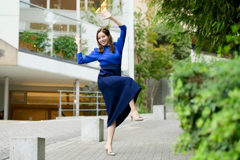 出た！　ドジャースのポーズで「Today's SHO-TIME」！　©Hirofumi Kamaya