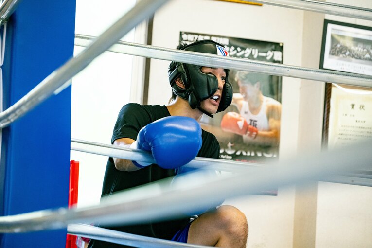 東京大学ボクシング部・伊藤朝樹　©︎Nanae Suzuki