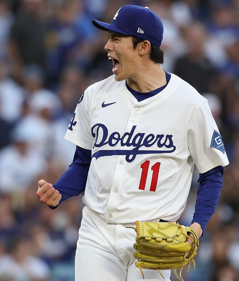 朗希はリリーフ登板で、闘志を前面に出すようになったのは確かだ　©ROBERT GAUTHIER,Los Angeles Times