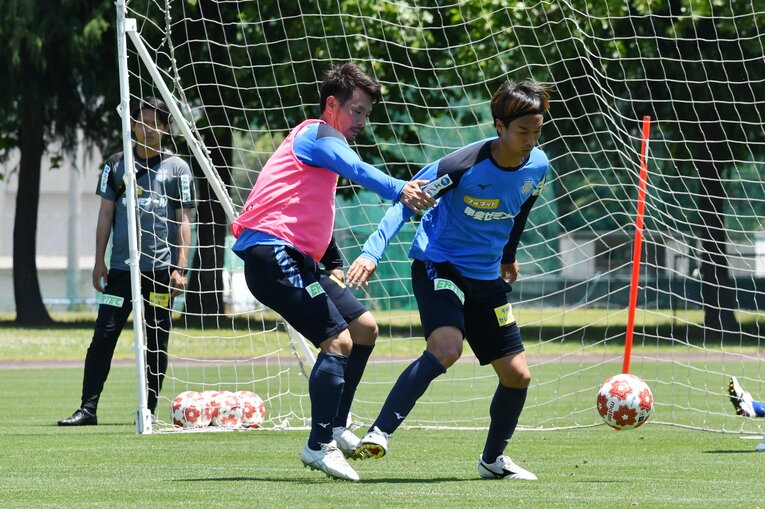 ヴァンフォーレ甲府の練習風景　©2022VFK