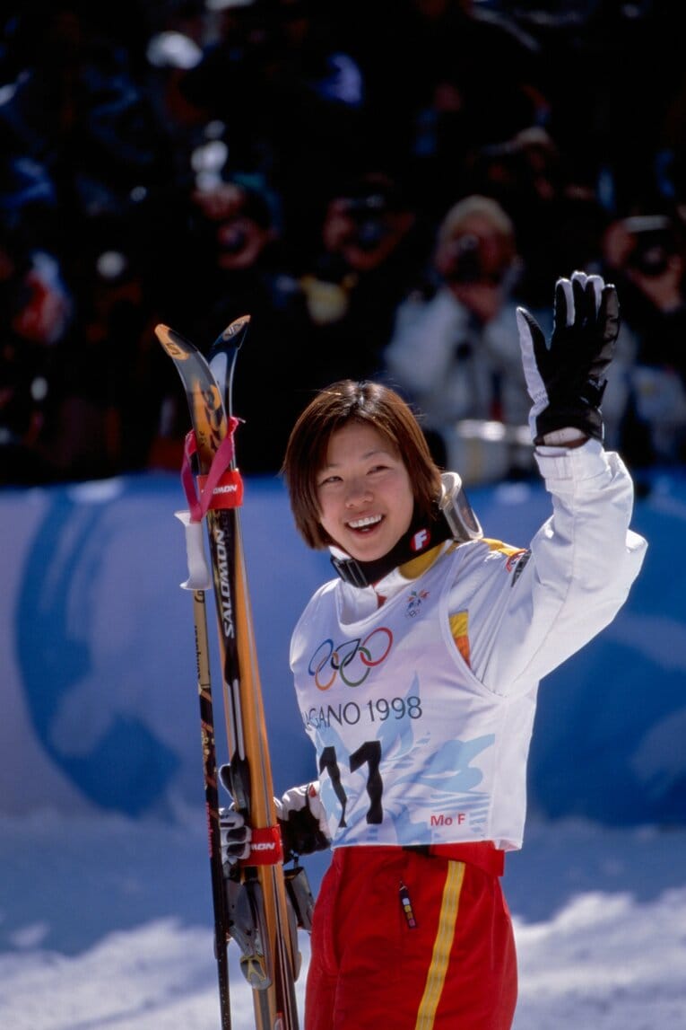 1998年長野五輪女子モーグル・里谷多英　©︎JMPA