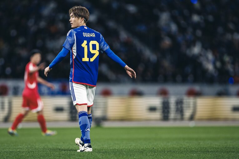 後半途中から出場した小川航基　©Kiichi Matsumoto/JMPA