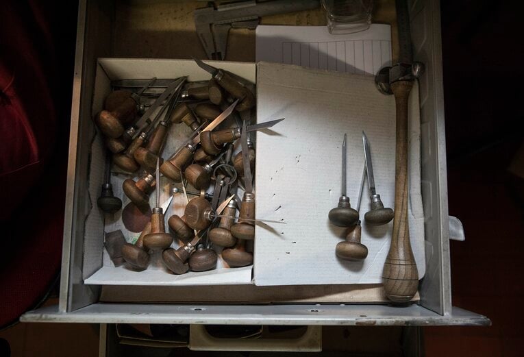 W杯製造工程の様子　©Paolo Vezzoli