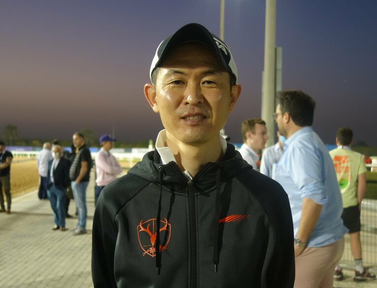 オーソリティの木村調教師は前走からの上積みを強調した　©Satoshi Hiramatsu