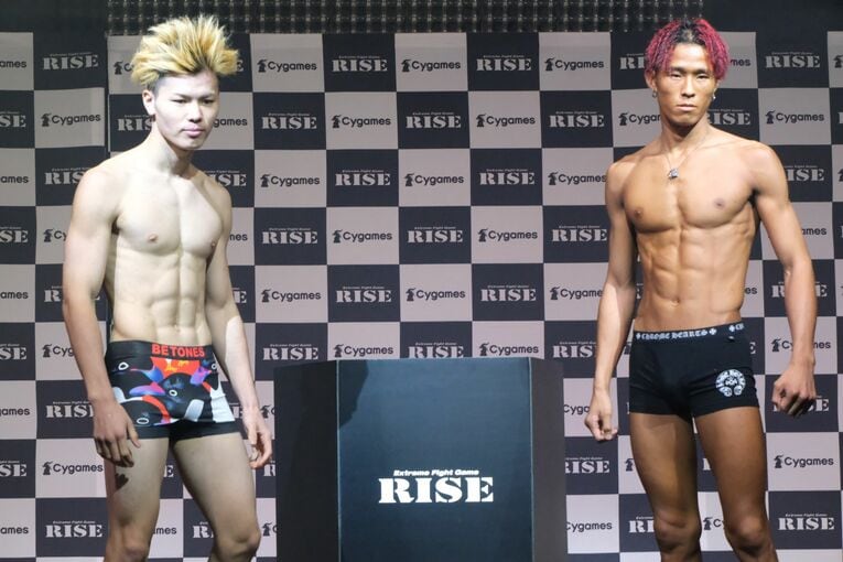 前日軽量の様子　©Norihiro Hashimoto