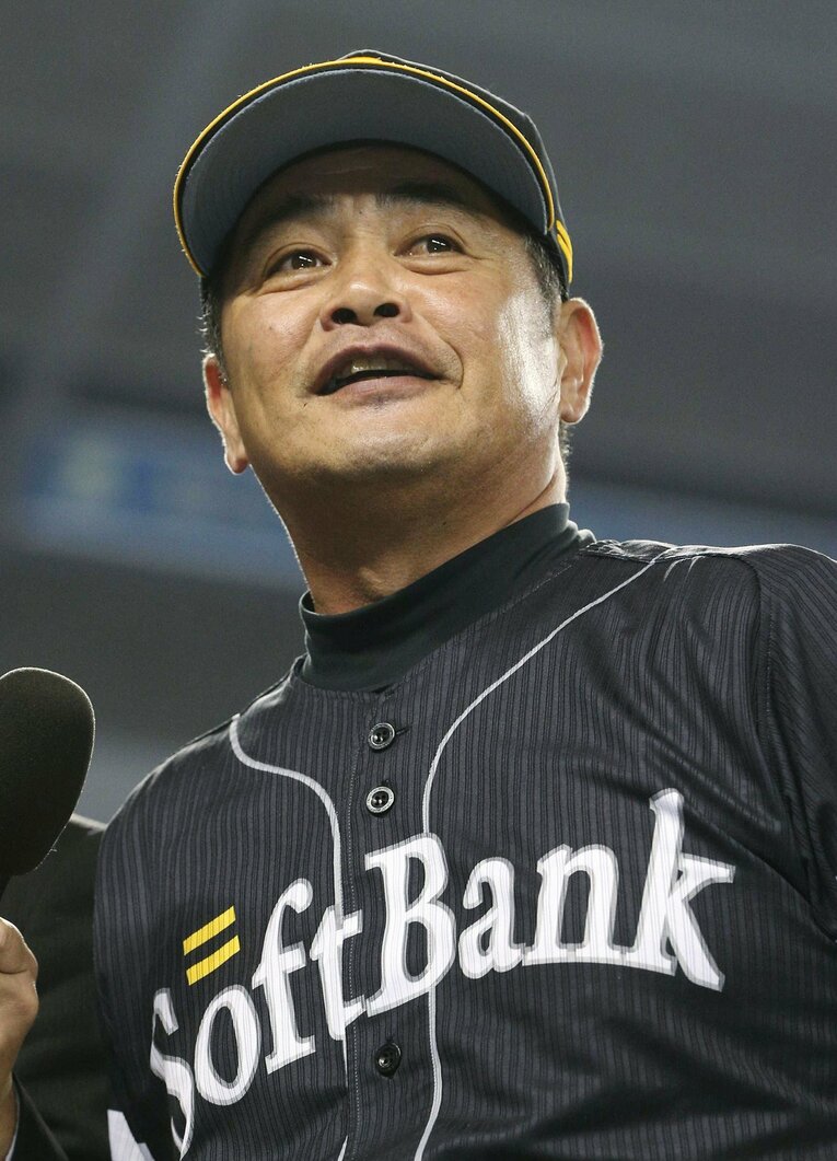 2017年の優勝後。目を潤ませながらインタビューに応えていた ©JIJI PRESS